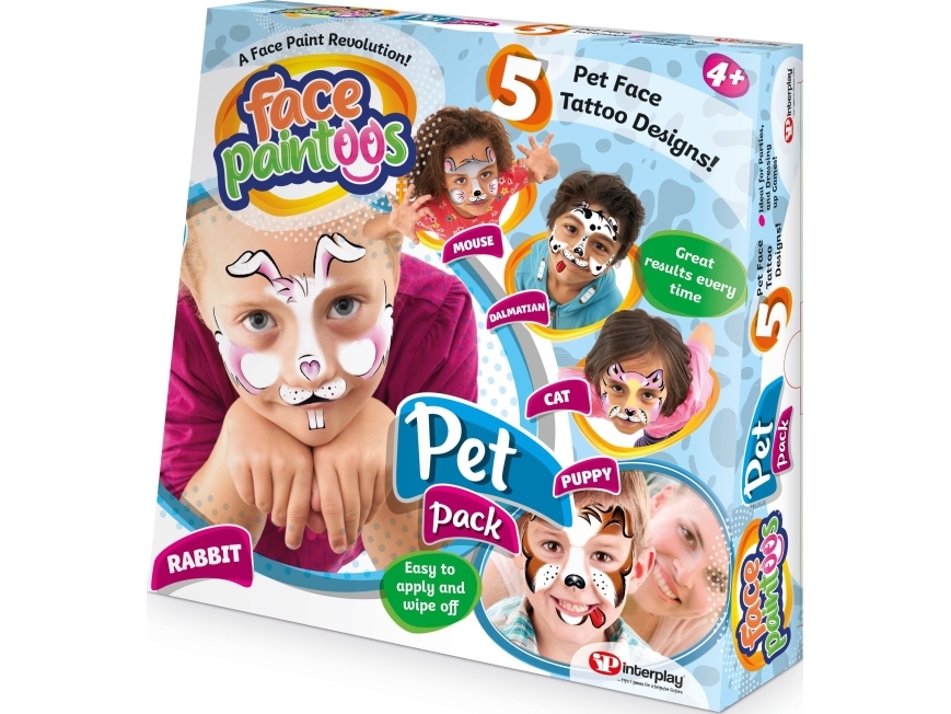 Kasvomaalaus lemmikkieläinpaketti