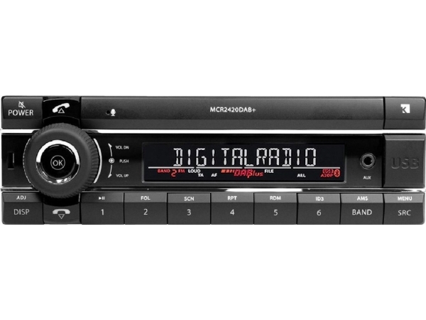 Axion Kienzle MCR 2420 DAB+ USB/AUX/BT 24V kortinstallationsradio | Bilvård & Biltillbehör - HiFi för bilar - Bilstereo | GameStuff