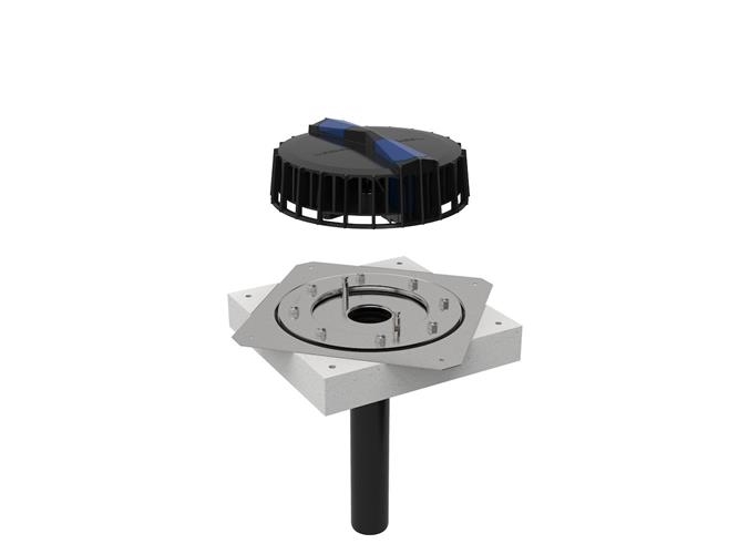 Dachablauf Ø56mm Mit Folie