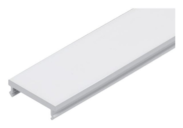 Brumberg 53489071, Kabelbakke Cover, Hvid, Polykarbonat (Pc), Clip-On, 17,6 Mm, 1000 Mm