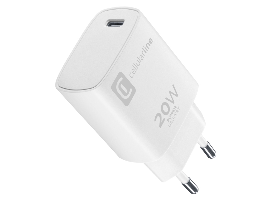 Handy-Ladegerät Cellular Line Usb-C Apple 20W, Weiß