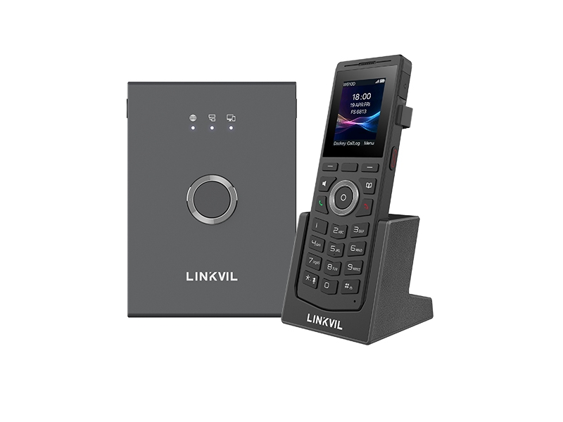 Fanvil W710p, Ip-Mobiltelefon, Sort, Trådløs Håndsæt, Faldresistent, Lcd, 5,08 Cm (2")