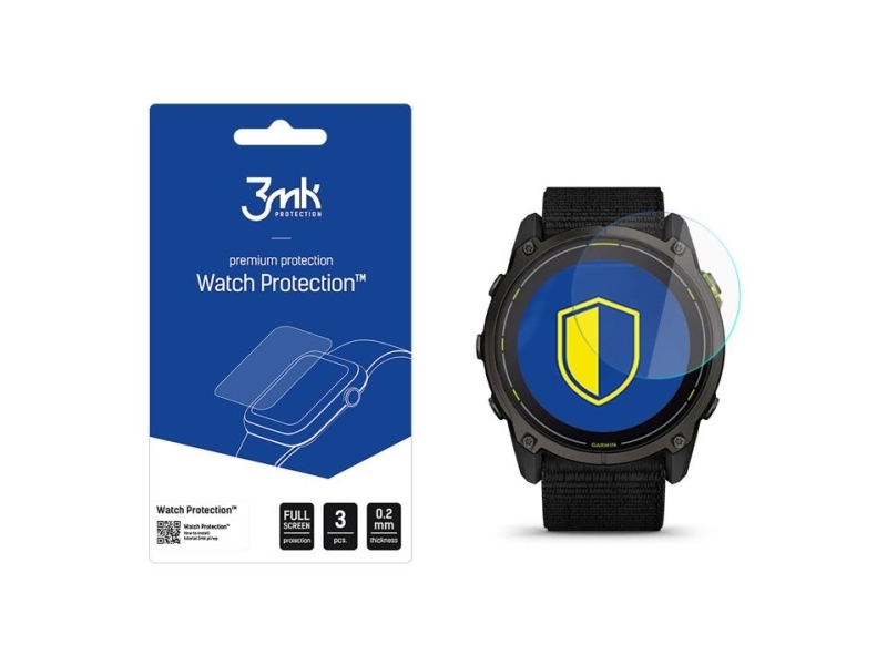 3Mk Watch Protection, Watch Screen Protector, Garmin, Enduro3, Glass, 3 Pc(S)