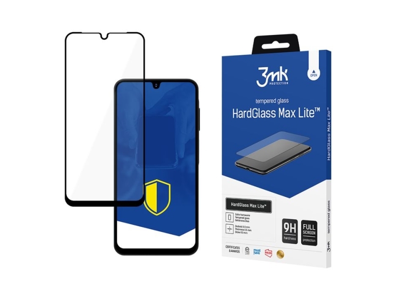 3mk Hardglass Max Lite Samsung Galaxy A16 Reptålig Svart Transparent 1 Styck