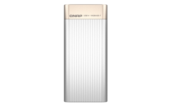 Qnap Usb 4 Type-C To 1 X 10Gbase-T Network Ad, Ledningsført, Usb Type-C, Ethernet, 10000 Mbit/S, Sølv