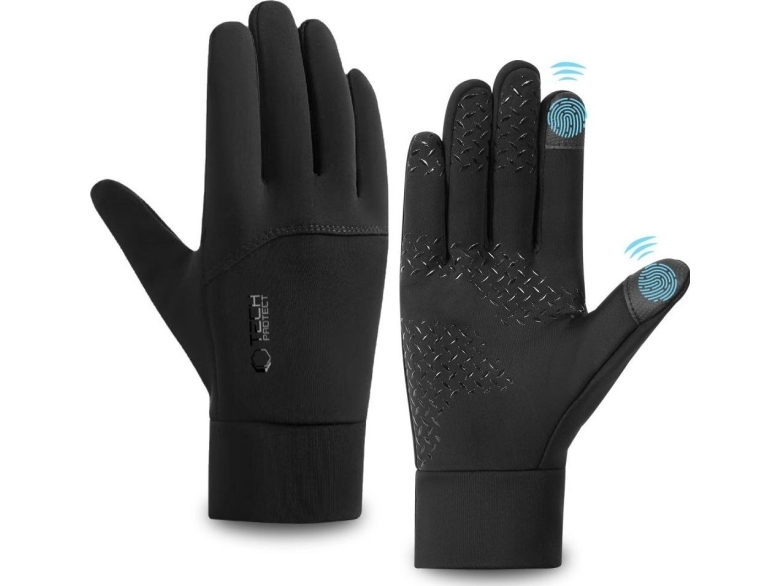 Tech-Protect Wg01 Handsker Med Touch-Finger L - Sort