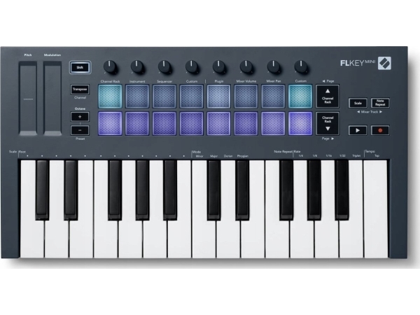 Novation Flkey Mini - Midi-Keyboard Für Fl Studio Software, 25 Tasten.