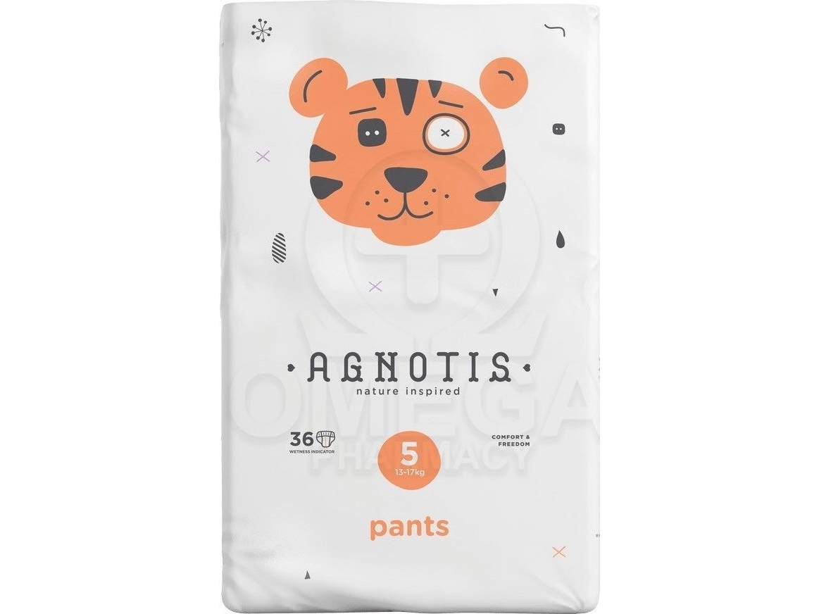 Happy Agnotis Pants-Diaper, Nr.5, 13-17 Kg, 36 Pcs., Agp5