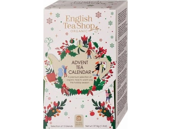 English Tea Shop adventskalender English Tea Shop, Hvit adventskalender, adventskalender, 25 poser