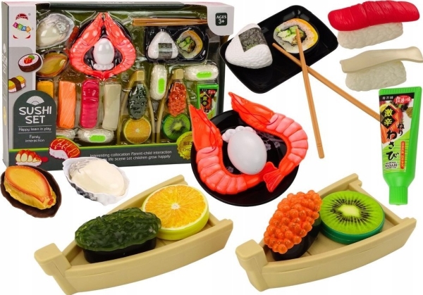 LeanToys sushi leksakset tillbehör - räkor till barn 24 delar | Leksaker - Rollek - Leksakskök och mat | GameStuff