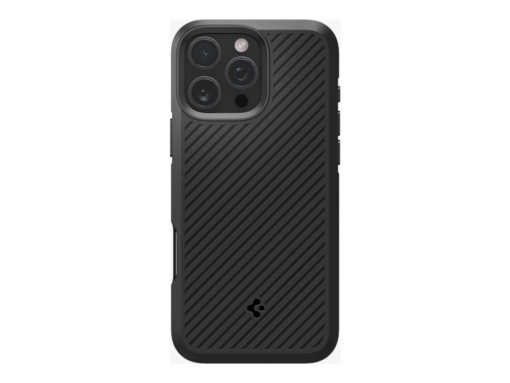 Spigen Core Armor - Bagsidecover Til Mobiltelefon - Termoplastisk Polyuretan (Tpu) - Mat Sort - For Apple Iphone 16 Pro Max