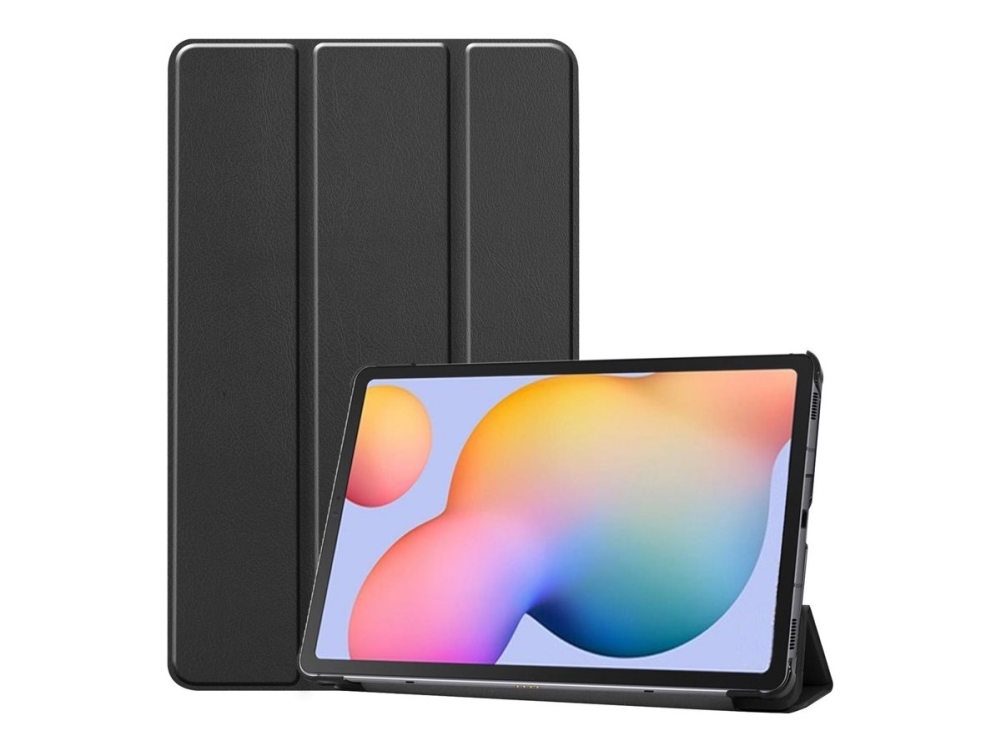 Estuff Houston - Flipomslag Til Tablet - Polykarbonat, Polyurethan - Sort - For Samsung Galaxy Tab A9+