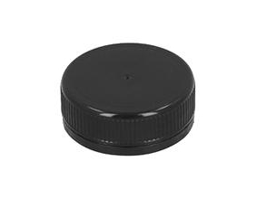Flacher Rund Ø38 Mm Hdpe Schwarz, 250 St./Pack