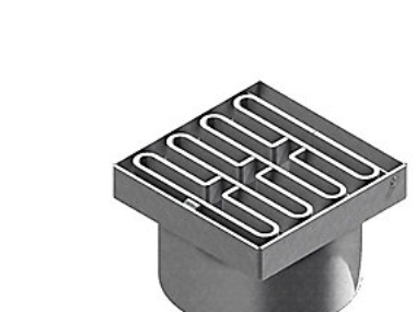 Rendest.karm 315mm med rist - galvaniseret. model Egon. smedejern. C250