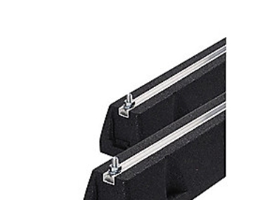 Basic montageblokke - L: 450 mm, B: 110 mm, H: 90 mm, 150 kg, Med aluskinne | Ventilation & Klimat - Värmepumpar - Tillbehör till värmepumpar | GameStuff