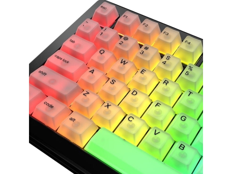 Glorious Polychroma V2 keycaps, ANSI-layout (US), polykarbonat, UV-tryck - transparent | Spel - Gamingmöss & Tangentbord - Gaming tangentbord | GameStuff