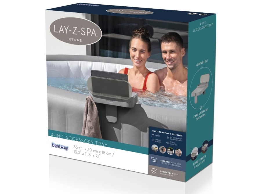 Lay-Z-Spa 4-i-1 Spabad-tilbehørsbakke | Trädgården - Pools & Vatten spel - Pool tillbehör | GameStuff