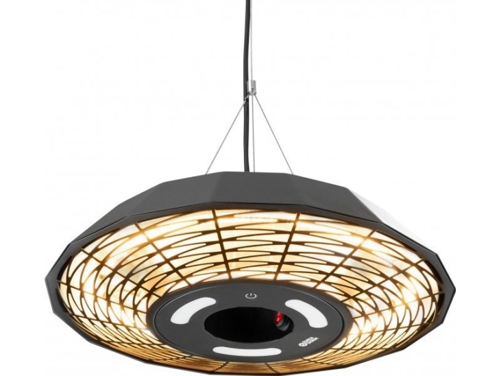Targus TunaBone TB2068C-01 infrarød terrassevarmer 2000 W, 1 effekttrin, til 20 m², sort, IP45