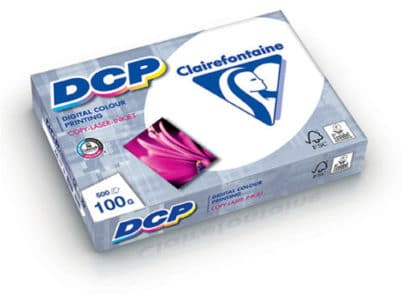 Färgpapper Clairefontaine DCP, A4, 3801, 300 g, 125 ark | Papper & Emballage - Vitt papper - Vitt A4 | GameStuff