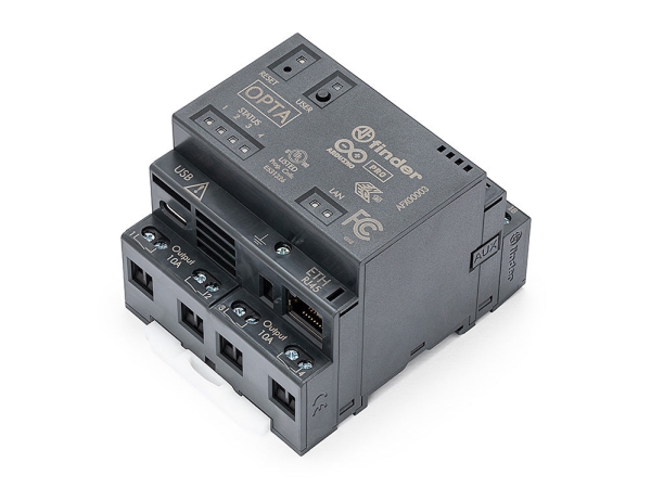 Arduino Opta Lite, Styrmodul för automatik, Installation av DIN-skena, IP20, 12 - 24 V, -20 - 50 ° C | EL Artiklar - Andra EL - Intelligenta installationer | GameStuff