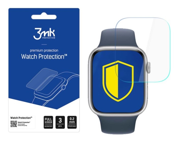 3Mk Watch Protection, Watch Screen Protector, Apple, Watch 10 42Mm, Glass, 3 Pc(S)
