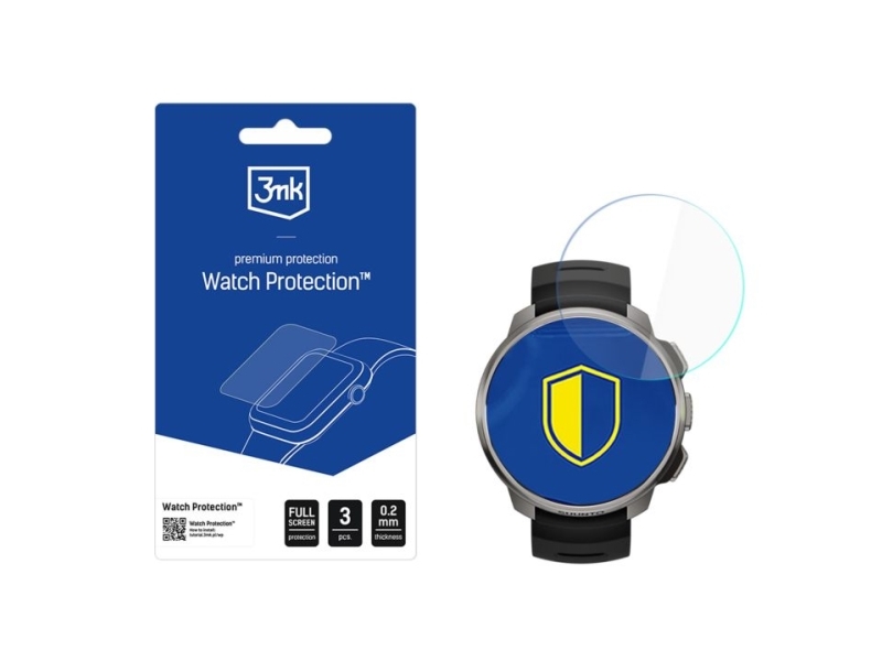3Mk Watch Protection, Uhren-Bildschirmschutz, Suunto, Ocean, Glas, 3 Stück(E)