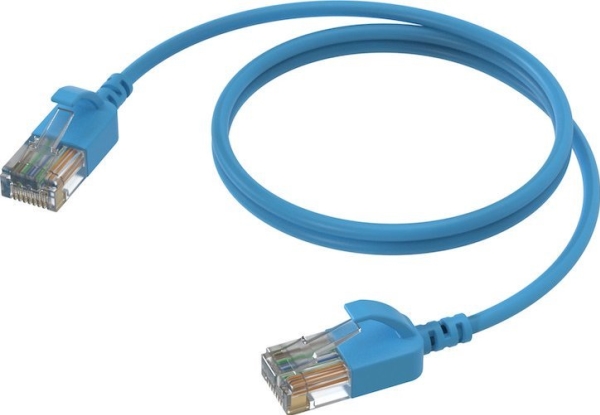 Procab Procab Csd560bu/1.5 Netzwerkkabel Slimline - Cat6a Rj45 - Rj45 U/Utp Blau 1,5 M