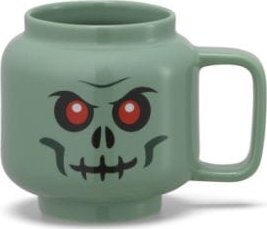 Room Copenhagen Lego Ceramic Mug Green Skeleton Grey Green