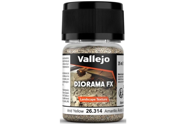 Vallejo: 26.314 - Diorama Fx - Landscape Textures - Arid Yellow (1-2 Mm)