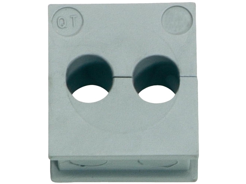 Icotek Qt 2/4 Kabelgennemføring Klemme-Durchmesser (Max.) 4 Mm Elastomer Grå 1 Stk