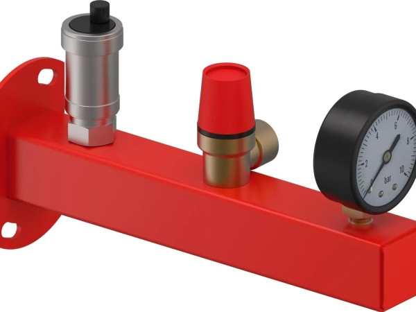 Uponor sikkerhedsgruppe (varmt vand)6 bar Uponor Fluvia