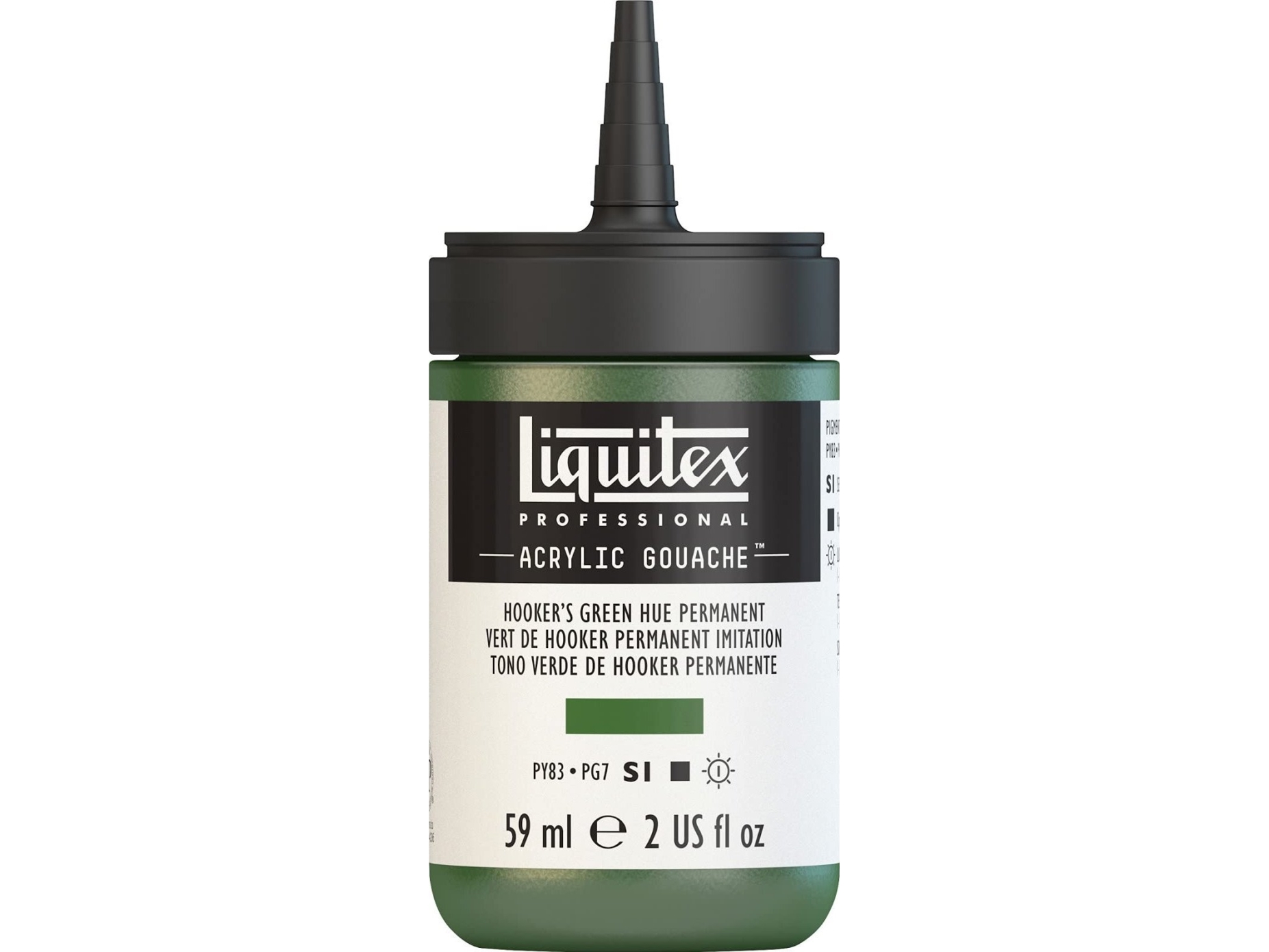 LQX Acrylic Gouache 59ml Hookers green h perm 224 | Skola & Hobby - Konstmaterial - Akryl & Akvareller | GameStuff