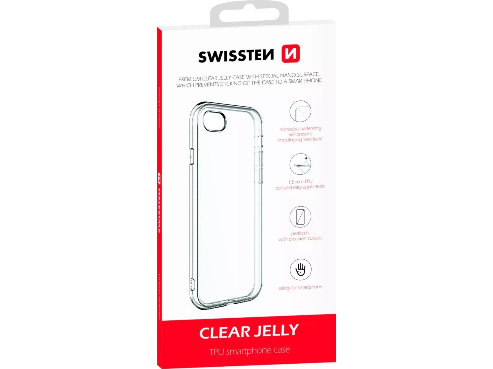Swissten Clear Jelly Back Fodral 1 5 Mm Baksida Silikonfodral För Samsung Galaxy A14 Transparent