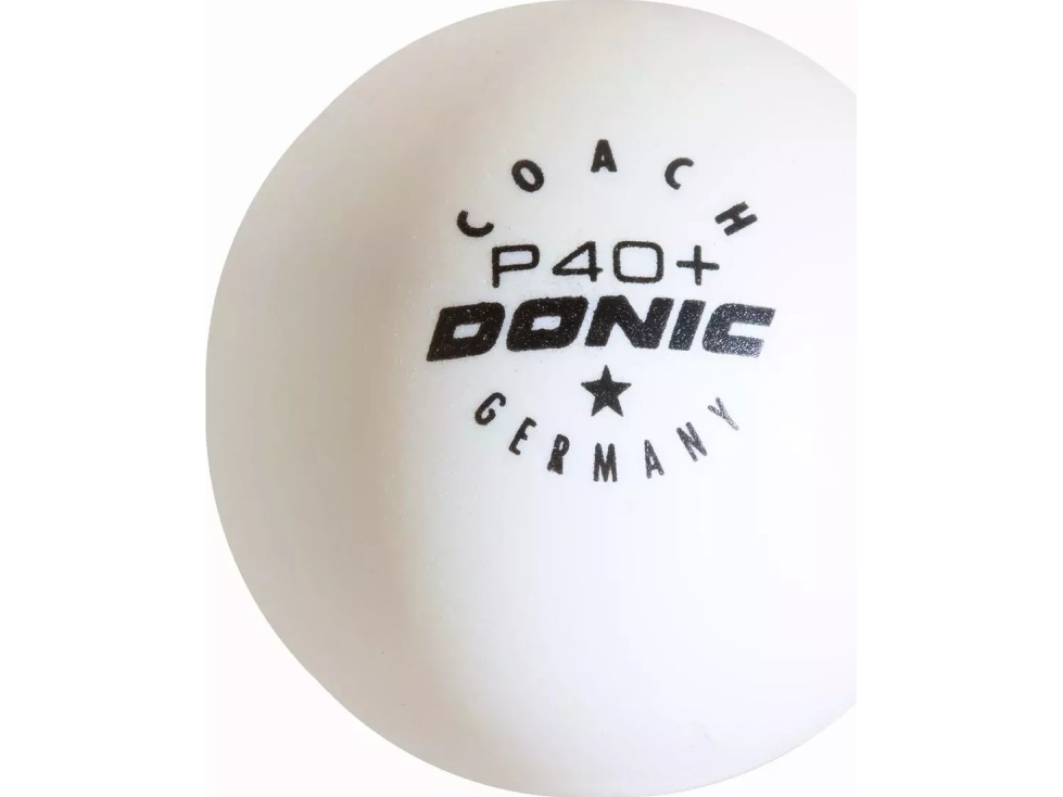 Table Tennis Ball Donic P40+ Coach 1Star 120Pcs White