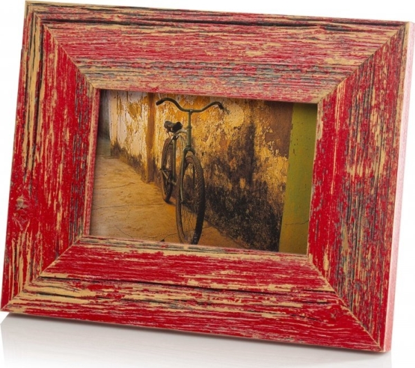 Ramka Victoria Collection Photo Frame Bad Disain 10x15 5cm Red