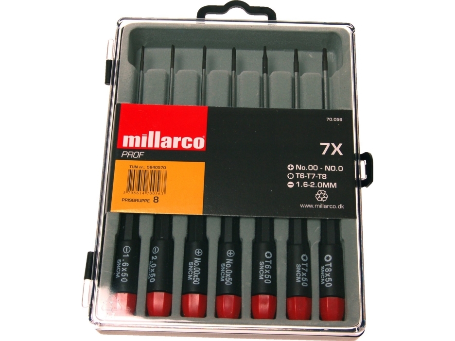 Work it by millarco® skruvmejselsats för datorer 7 delar | Verktyg & Verkstad - Skruvmejsel - Skruvmejselset | GameStuff