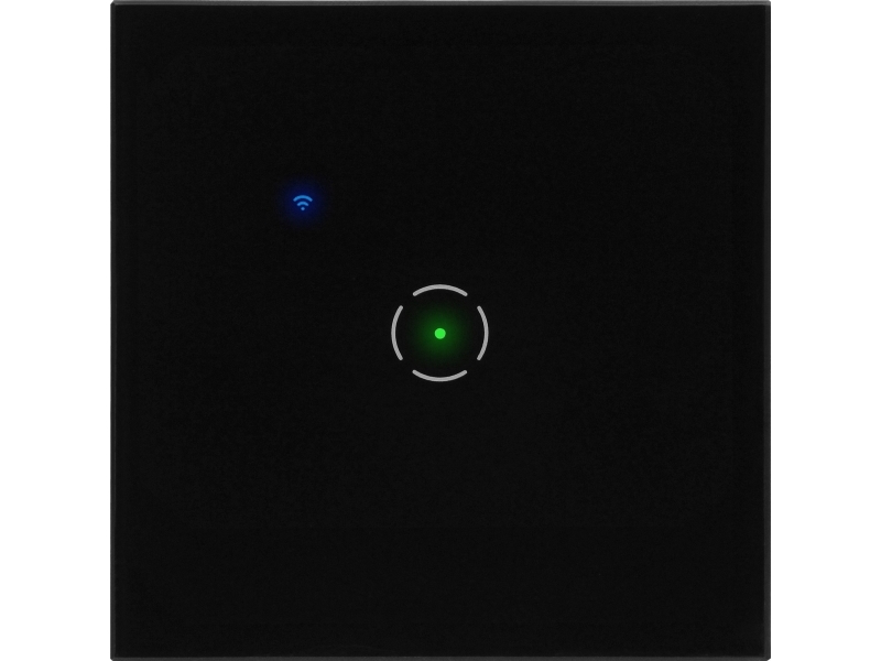 Orno Tuya Smart Home Wi-Fi enkel infälld strömbrytare, svart | Elektrisk utrustning - Svartavlor | GameStuff