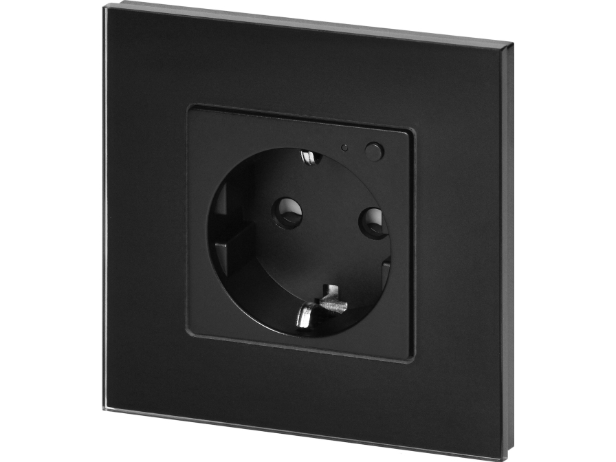 Orno Enkelt uttag Tuya Smart Wi-Fi, Schuko, sort | Elektrisk utrustning - Svartavlor | GameStuff