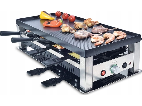 Solis Grill 5 i 1, raclette/ bordsgrill/ wok/ crepes/pizza, 8 personer, rostfritt stål, bordsgrill 5 i 1, typ 790 | Papper & Emballage - Förpackning - Förpackningsprodukter | GameStuff
