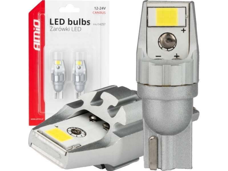 Led-Birnen Canbus T15 W16w 2Smd 3570 Weiß 12V/24V Amio-04257