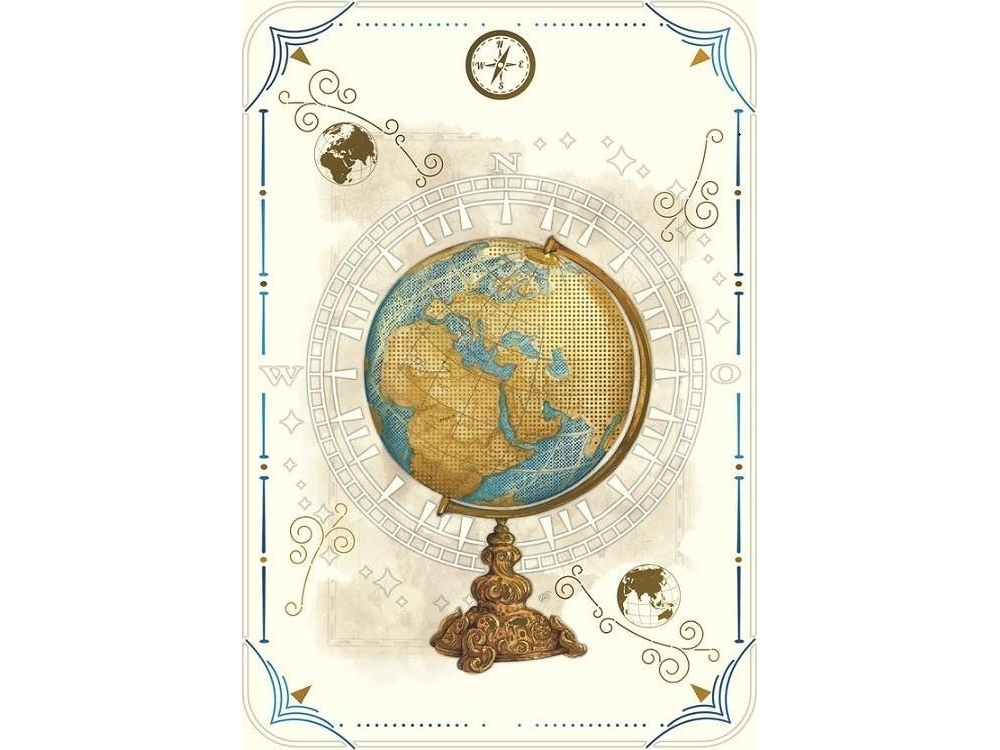 Da Vinci Klappkarte 12X18 Cm B-Bd 502 087 + Umschlag Globus