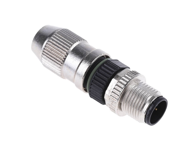 Harting 21031111405 Sensor-, Aktuator-Stik, M12 Stik, Lige Pol-Tal (Rj): 4 1 Stk
