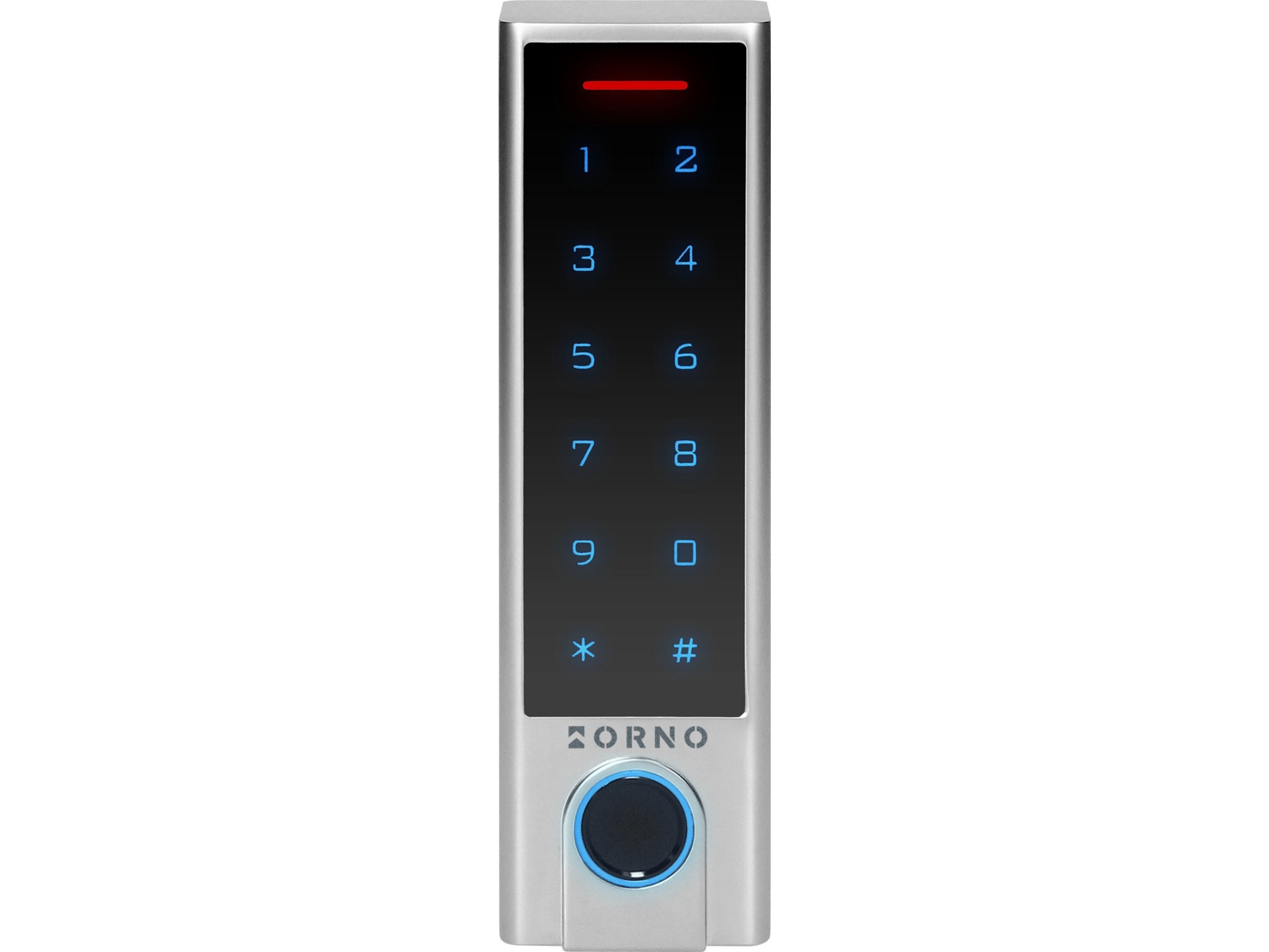 Orno Touch-Code-Schloss Mit Kartenleser Und Nähe-Token Sowie Fingerabdruckleser Und Wi-Fi, Super-Waski Ip68, 1 Relais 3A, Powered By Tuya
