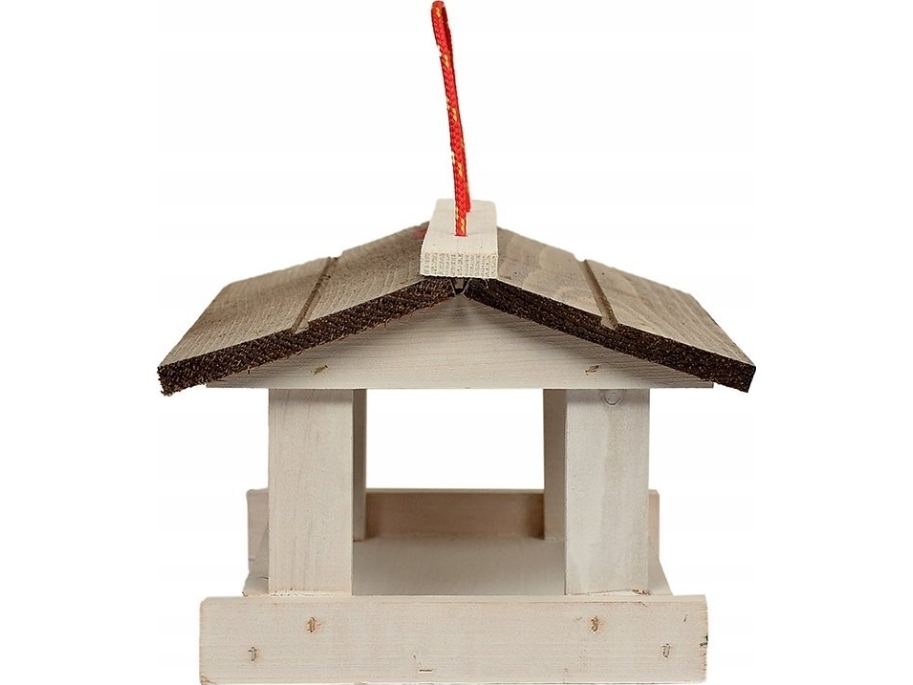 Fuglefoderautomat, træ, hængende