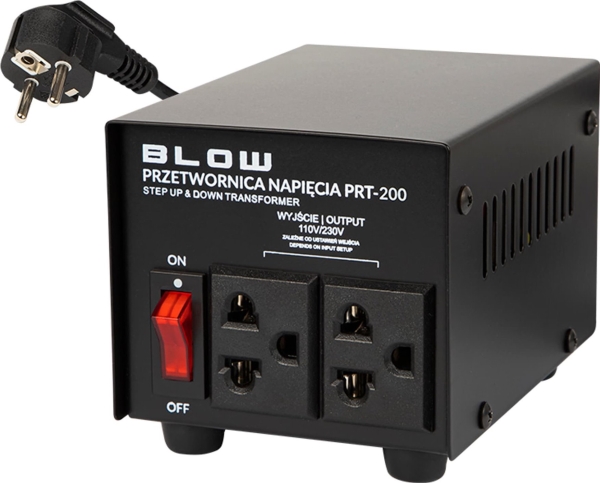 Blow 3861# omformer 230V ? 110V, prt-200W
