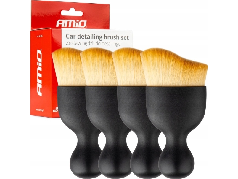 Sæt med børster til indvendig rengøring 4 stk amio-04335