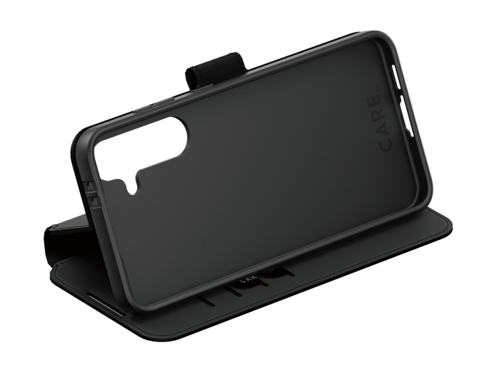 CARE by PanzerGlass - Vikbart fodral för mobiltelefon - med fällbart ställ - 100 % återvunnet termoplastpolyuretan (TPU), 35 % återvunnen polyuretan (PU) - för Samsung Galaxy S25+ | Tele & GPS - Mobil reservdelar - Höljesdelar | GameStuff