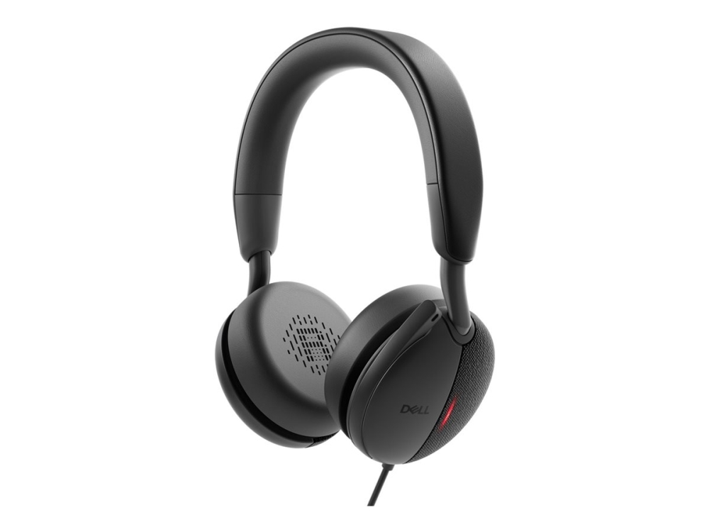 Dell Pro Wired Anc Headset Wh5024 Headset På Örat Kabelansluten Aktiv Brusradering Usb C Certifierad För Microsoft Teams Zoomcertifierad
