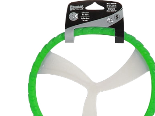 CHUCKIT Frisbee med självlysande ring, S | Sällskapsdjur - Hund - Leksaker & Aktivering | GameStuff