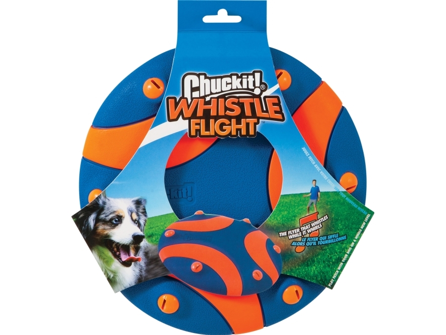 CHUCKIT Frisbee med visselpipa | Sällskapsdjur - Hund - Leksaker & Aktivering | GameStuff